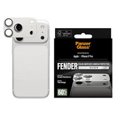 Objektívlencse védő Fender iPhone 17 Pro, Ezüst, PanzerGlass