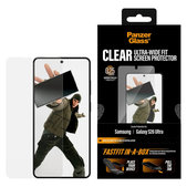 UWF edzett üveg FASTFIT In-A-Box applikátorral Samsung S26 Ultra készülékhez, Átlátszó, PanzerGlass