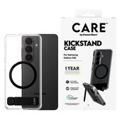 Tok Kickstand fekete QI-val Samsung Galaxy S26 készülékhez, Átlátszó, PanzerGlass