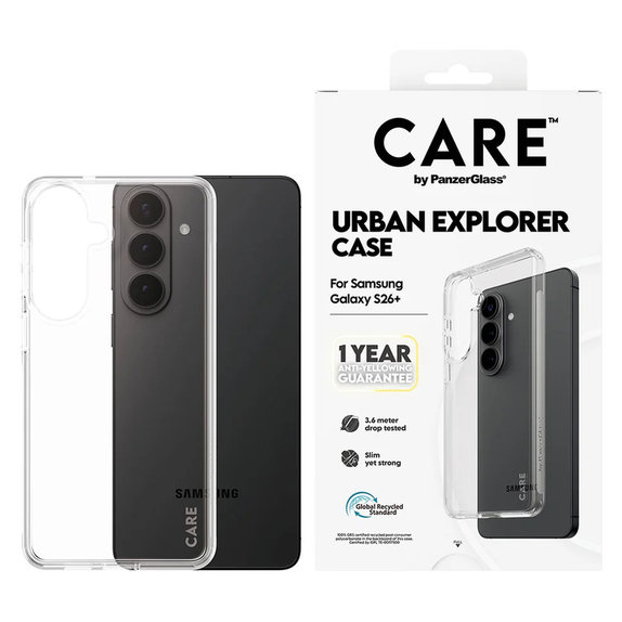 Tok Urban Explorer Samsung Galaxy S26+ készülékhez, Transaparentná, PanzerGlass