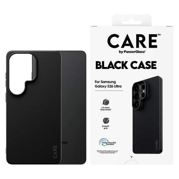 Tok TPU Samsung Galaxy S26 Ultra készülékhez, Fekete, PanzerGlass