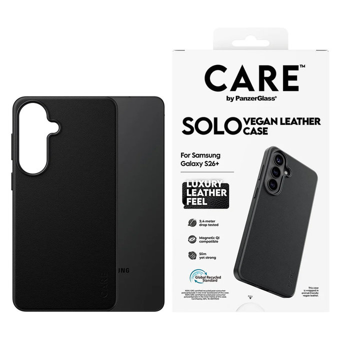 Tok Solo Samsung Galaxy S26+ készülékhez, Fekete, PanzerGlass