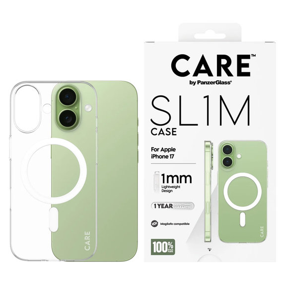 Tok SL1M iPhone 17 készülékhez, Átlátszó, PanzerGlass