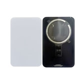 Hátsó üveg MagSafe mágnessel iPhone 17 Pro Max, Silver