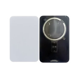 Hátsó üveg MagSafe mágnessel iPhone 17 Pro Max, Silver