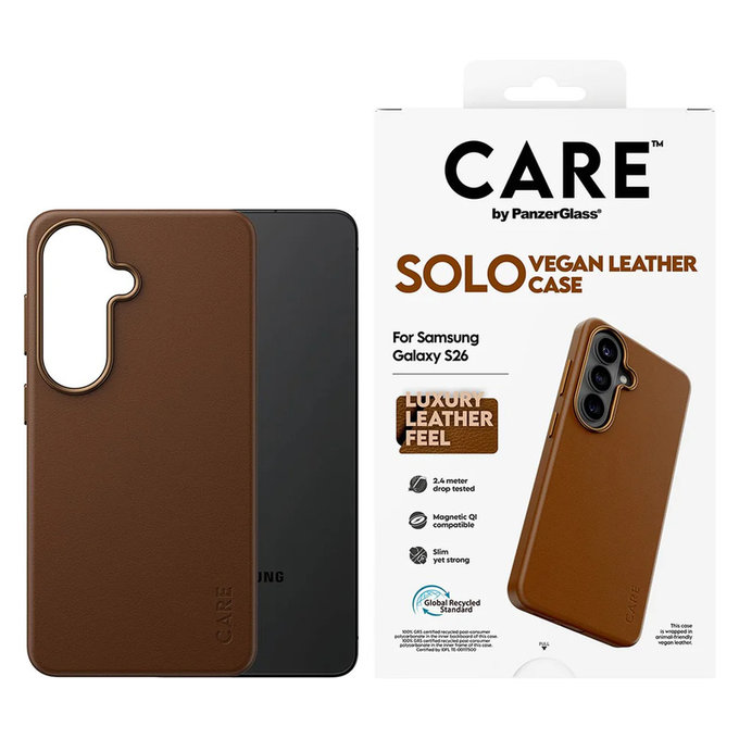 Tok Solo Samsung Galaxy S26 készülékhez, Hnedé, PanzerGlass