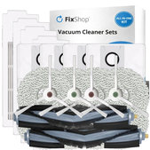 Pótalkatrész készlet (white)Ecovacs T20, T20 Max, T20 Pro (2x Főkefe, 4x Szűrő, 4x Oldalkefe – fehér, 8x Felmosórongy, 4x Porzsák)