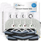 Pótalkatrész készlet (white)Ecovacs T20, T20 Max, T20 Pro (2x Főkefe, 4x Szűrő, 4x Oldalkefe – fehér, 8x Felmosórongy, 4x Porzsák)