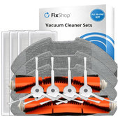 Pótalkatrész készletXiaomi Mi Robot Vacuum Mop 2 Pro, 2 Lite (2x Főkefe, 4x Szűrő, 4x Oldalkefe, 4x Felmosórongy, 4x Porzsák)