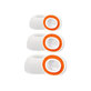 Szilikon fülpárna csere, AirPods 3 Pro, Memory Foam, készlet (L, M, S), fehér