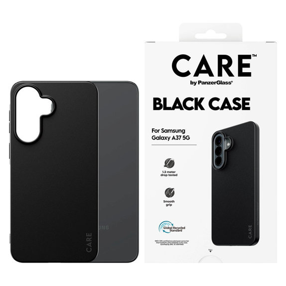 Tok TPU - Samsung A37, fekete, CARE