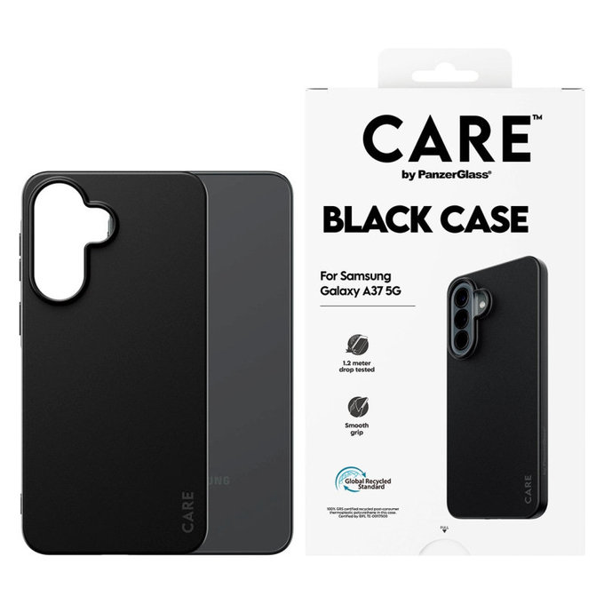 Tok TPU - Samsung A37, fekete, CARE
