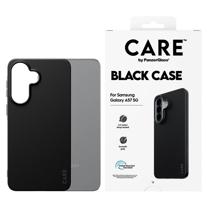 Tok TPU Samsung Galaxy A57 készülékhez, Fekete, PanzerGlass