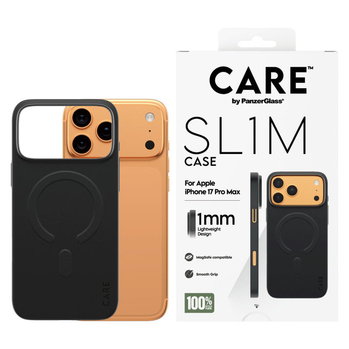 Tok SL1M - iPhone 17 Pro Max, fekete, PanzerGlass