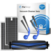 Pótalkatrész készlet Ecovacs T80 Omni, T80 (1x Főkefe, 2x Szűrő, 2x Oldalkefe)