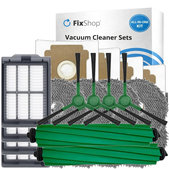 Pótalkatrész készletiRobot Roomba Plus 405 Combo, 505 Combo (2x Főkefe, 4x Szűrő, 4x Oldalkefe, 8x Felmosórongy, 4x Porzsák)