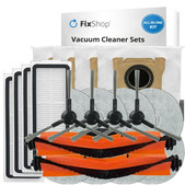 Pótalkatrész készletXiaomi Robot Vacuum X20 Max, X20 Pro (2x Főkefe, 4x Szűrő, 4x Oldalkefe, 8x Felmosórongy, 4x Porzsák)
