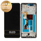 Kijelző Motorola Moto G86 5G, Érintőüveg kerettel, Cosmic Sky, 5D68C30475, Genuine Service Pack