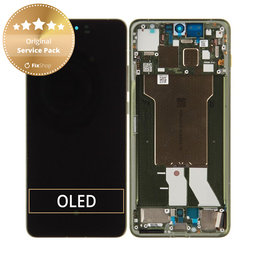 Kijelző Motorola Edge 70, Érintőüveg kerettel, Bronze Green, 5D68C31543, Genuine Service Pack