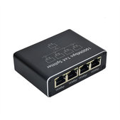 4 portos Gigabit Ethernet switch, RJ45, 1000 Mbps