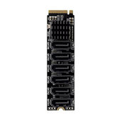 M.2 NVMe bővítőkártya 6 SATA III porttal