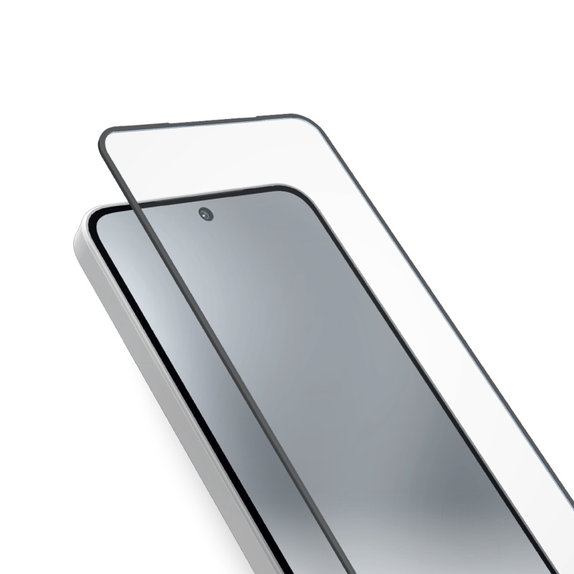 SBS - Edzett Üveg Full Cover - Samsung Galaxy A57, fekete