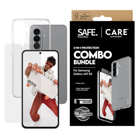 Bundle 2 az 1-ben Samsung Galaxy A57 készülékhez, PanzerGlass
