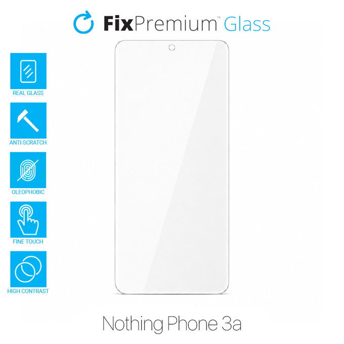 FixPremium Glass - Edzett üveg - Nothing Phone (3a)