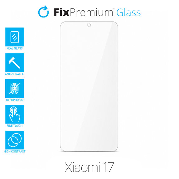 FixPremium Glass - Edzett üveg - Xiaomi 17