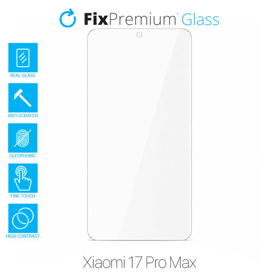 FixPremium Glass - Edzett üveg - Xiaomi 17 Pro Max