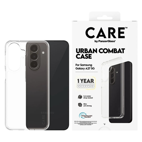Tok Urban Combat Samsung Galaxy A27 készülékhez, Átlátszó, PanzerGlass