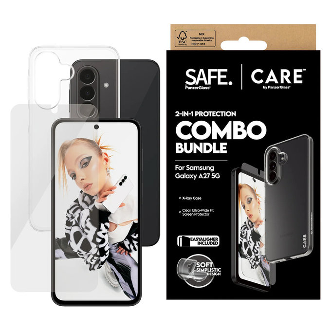 Bundle 2 az 1-ben Samsung Galaxy A27 készülékhez, PanzerGlass