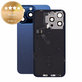Hátsó ház üveg iPhone 15 Pro Max készülékhez, Blue Titanium, Pulled A