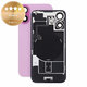 Hátsó ház üveg iPhone 16 készülékhez, Pink, Pulled A