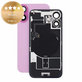 Hátsó ház üveg iPhone 16 készülékhez, Pink, Pulled A
