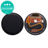 OLED kijelző + érintőüveg keret nélkül (Black) Garmin Venu 3S 41mm részére