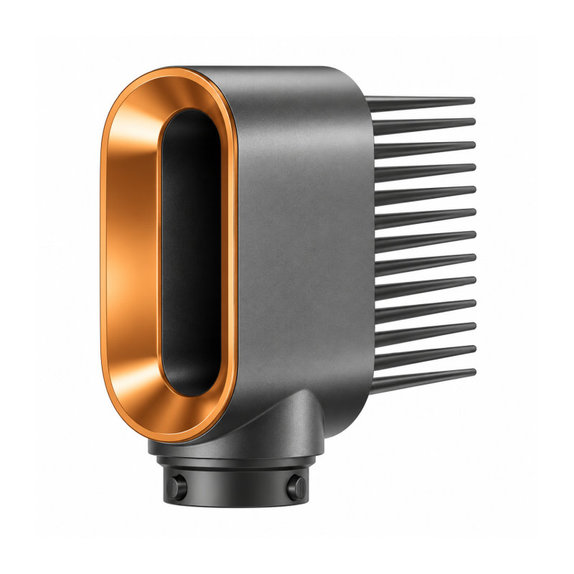 Széles fogú fésű Dyson Airwrap HS01, HS05 készülékhez, Nickel / Copper