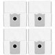 Porzsák, 4 db Ecovacs Deebot T30c, T50-series, T80-series, X8-series, X9 Pro-series