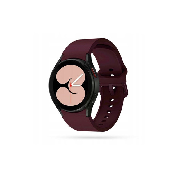 Szíj Iconband Samsung Watch 4 / 5 / 5 Pro / 6 / 7 / FE, bordó, Tech-Protect