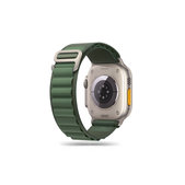 Szíj Nylon Pro Apple Watch 8 / 9 / 10 / 11 / SE / Ultra (44 / 45 / 46 / 49 mm), Military Green, Tech-Protect