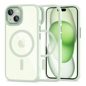 Tok MagMat MagSafe iPhone 15, zöld/átlátszó, Tech-Protect