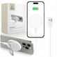 Vezeték nélküli töltő QI15W-A33 Magnetic MagSafe, fehér, Tech-Protect