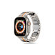 Szíj Stainless Line Apple Watch 8 / 9 / 10 / 11 / SE / Ultra (44 / 45 / 46 / 49 mm), Titanium/Orange, Tech-Protect