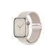Szíj Nylonmag Apple Watch 8 / 9 / 10 / 11 / SE (40 / 41 / 42 mm), Natural Titanium, Tech-Protect