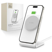 Vezeték nélküli töltő QI15W-A38 Magnetic MagSafe, fehér, Tech-Protect