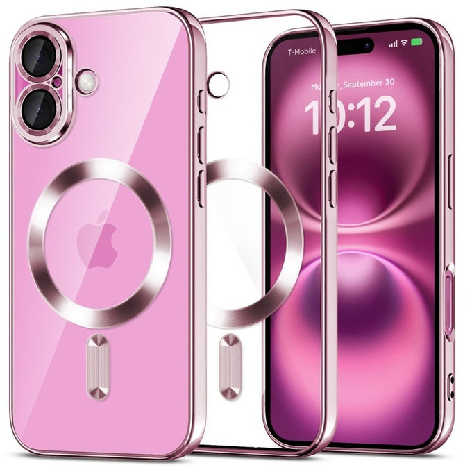 Tok MagFlex MagSafe iPhone 16 Shiny Rose, Tech-Protect