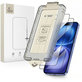 Edzett üveg Quick Set+ 2-PACK iPhone 15 / 16, fekete, Tech-Protect
