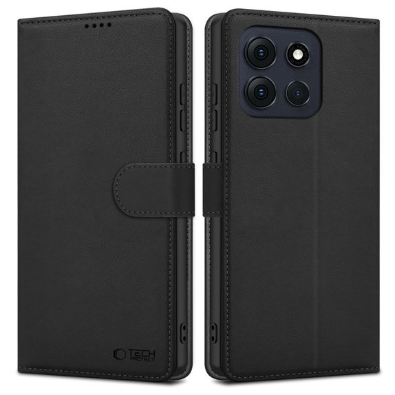 Tok Wallet Motorola Moto G56 5G, fekete, Tech-Protect