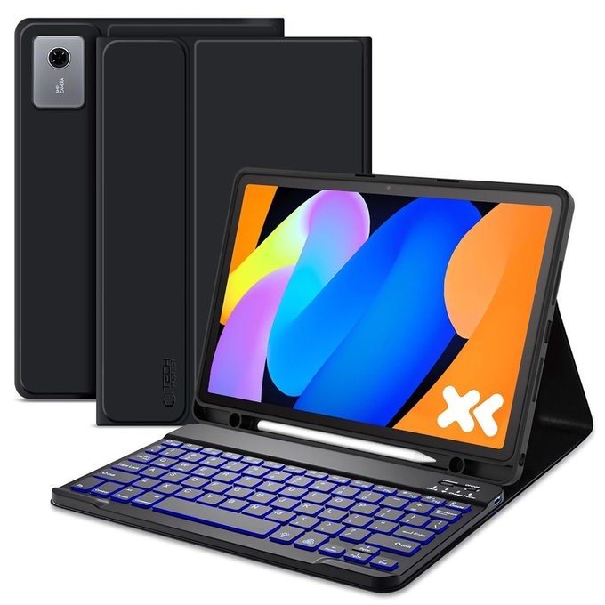 Tok Sc Pen + Keyboard Lenovo Idea Tab / K11 Gen 2 11.0 TB-336, fekete, Tech-Protect