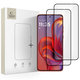 Edzett üveg Glass Fit+ 2-PACK Motorola Edge 50 Neo / 60 Neo, fekete, Tech-Protect